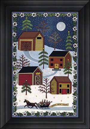 Framed Happy New Year Print