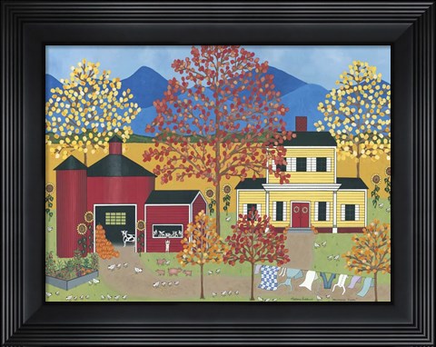 Framed Hermans Farm Print