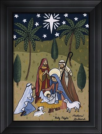 Framed Holy Night Print