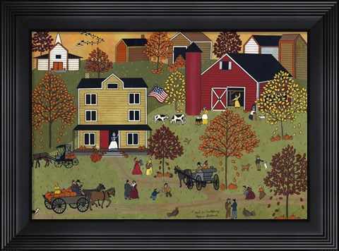 Framed Home For Thanksgiving Print