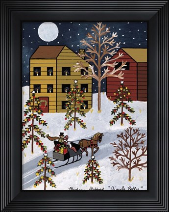 Framed Jingle Bells Print