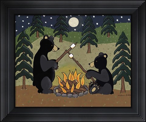 Framed Marshmallows For Two Print