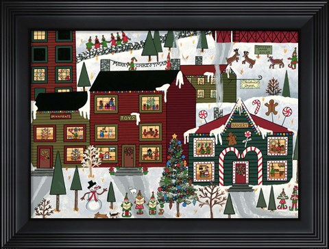 Framed North Pole Print