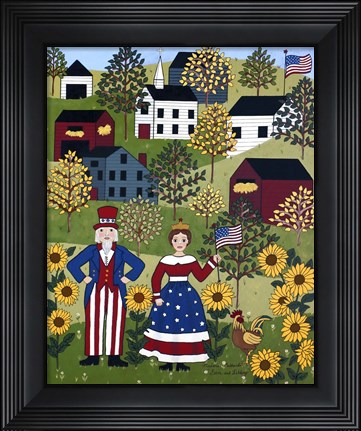 Framed Sam And Libby Print