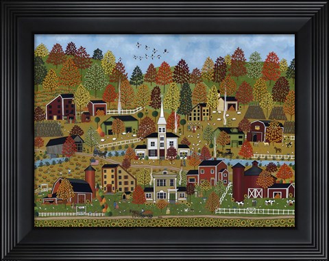 Framed Sunflower Creek Print