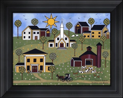 Framed Sunshine And Daisies Print