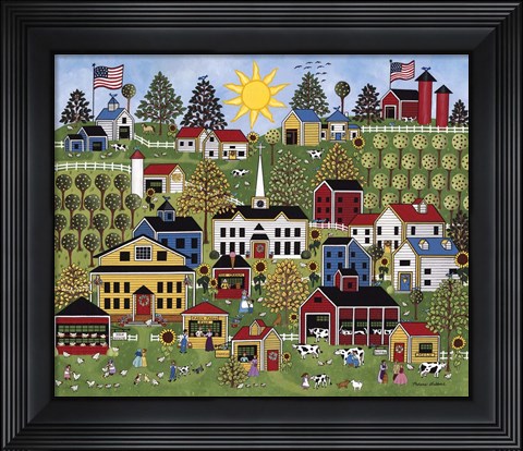 Framed Dairy Festival Print