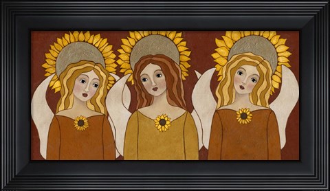 Framed Three Angels Print