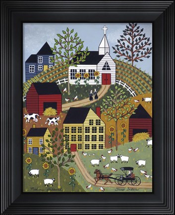 Framed Three Sisters Print