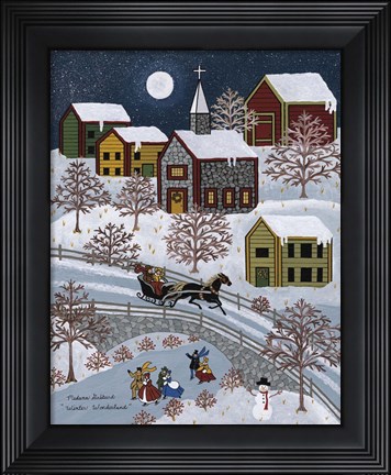 Framed Winter Wonderland Print