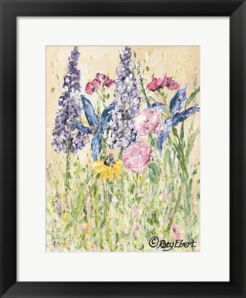 Framed Flowers Print