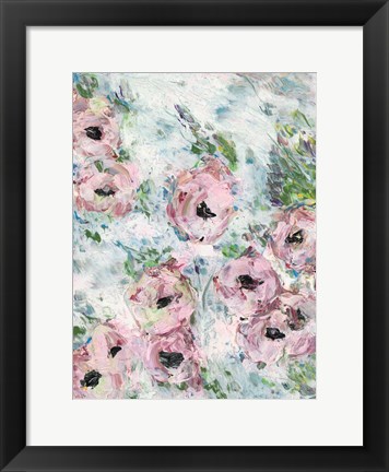 Framed Pink Flowers Print