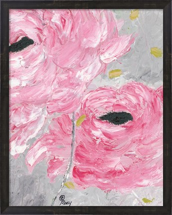 Framed Bold Rose Blooms Print