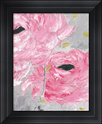 Framed Bold Rose Blooms Print