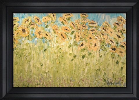 Framed Sunflower Garden Print