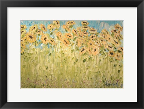 Framed Sunflower Garden Print