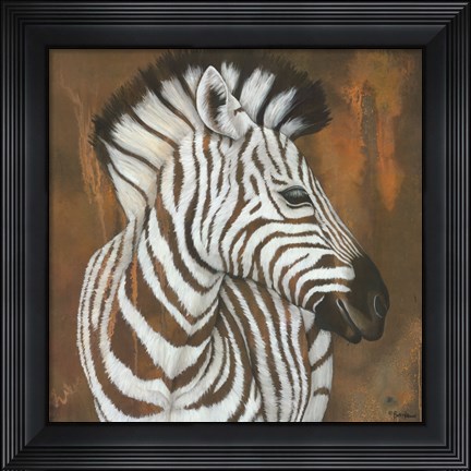Framed Serengeti Rock Star Print