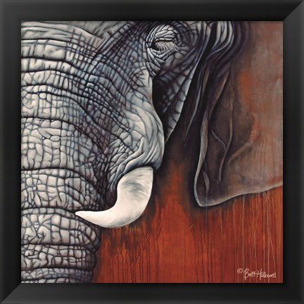 Framed Revering Tembo Print