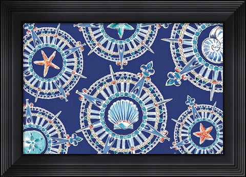 Framed Maritime XIV Print
