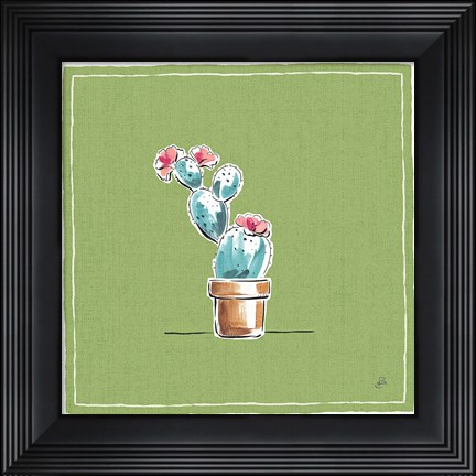 Framed Desert Bloom IX Print