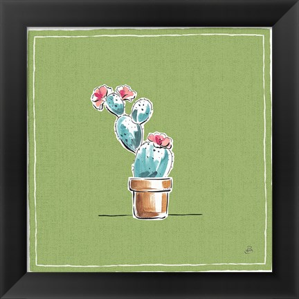 Framed Desert Bloom IX Print