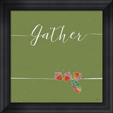 Framed Underlined Fall VI Color Print