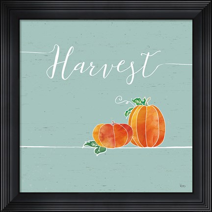 Framed Underlined Fall V Color Print