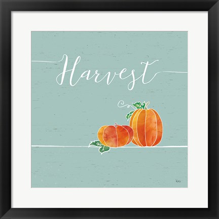 Framed Underlined Fall V Color Print