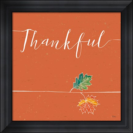 Framed Underlined Fall VII Color Print