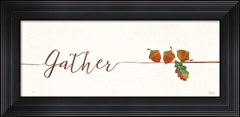 Framed Underlined Fall II Print