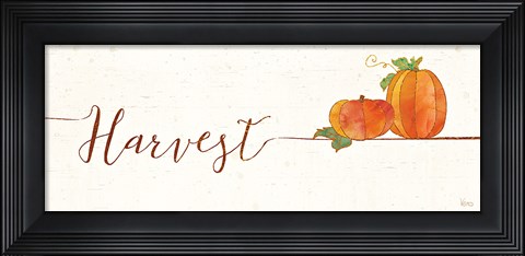 Framed Underlined Fall I Print
