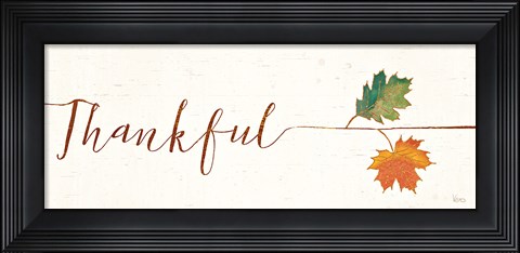 Framed Underlined Fall III Print