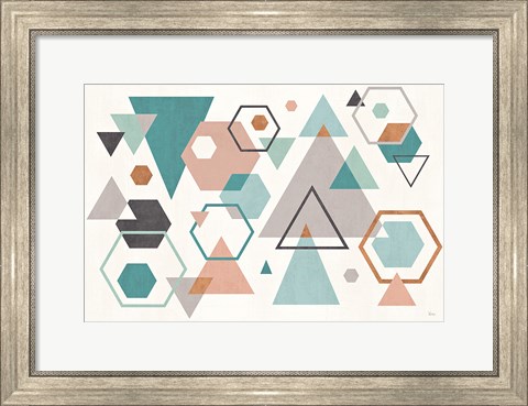 Framed Abstract Geo I Print