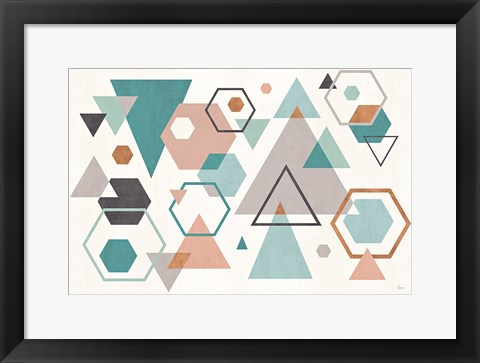 Framed Abstract Geo I Print