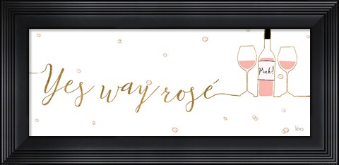 Framed Underlined Bubbly II Print