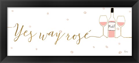 Framed Underlined Bubbly II Print