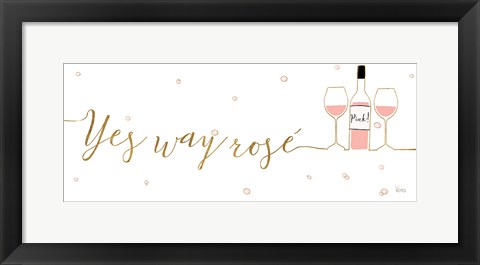 Framed Underlined Bubbly II Print