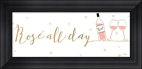 Framed Underlined Bubbly I Print