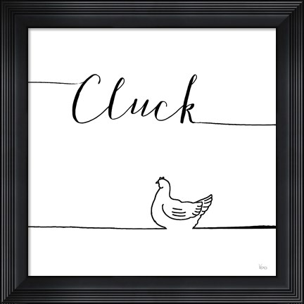 Framed Underlined Farm VIII Print