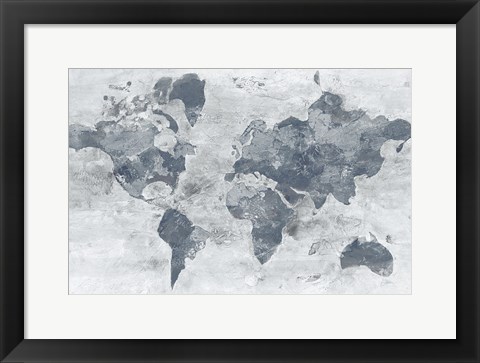 Framed Golden World Neutral Print