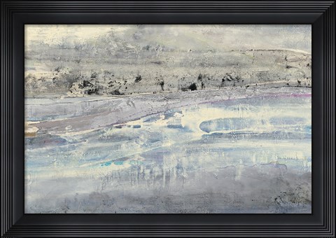 Framed Silver Horizon Print