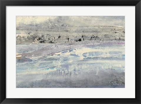 Framed Silver Horizon Print