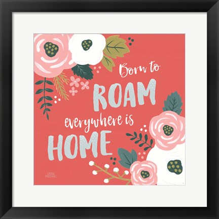 Framed Wildflower Daydreams VII Print