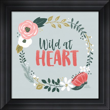 Framed Wildflower Daydreams IV Print