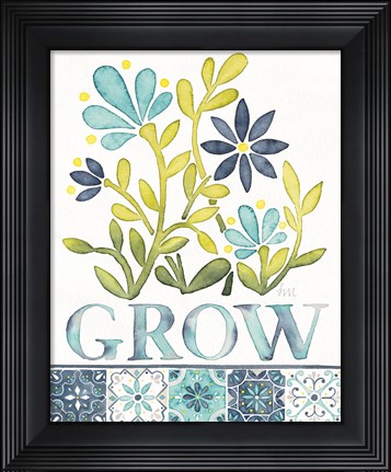 Framed Garden Getaway Inspiration IV Print