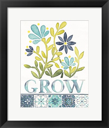 Framed Garden Getaway Inspiration IV Print