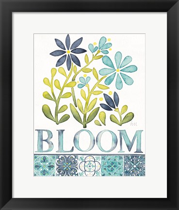 Framed Garden Getaway Inspiration II Print