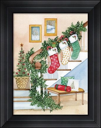Framed Night Before Christmas II Print