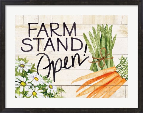 Framed Life on the Farm Sign IV Print