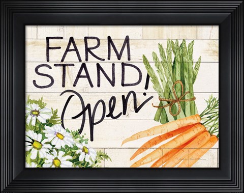 Framed Life on the Farm Sign IV Print